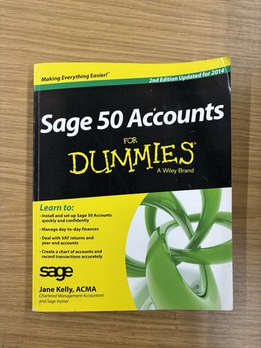 Sage accounts for dummies - accounts,