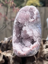Pink Amethyst Double Druzy
