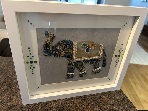 Handmade indian elephant home - elephant,