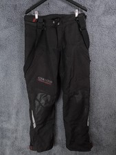 Alpinestars Motorcycle Trousers Men Large Black Andes Drystar Padded Riding Bike