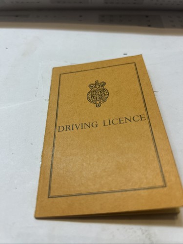 1961 drivers license - 1961-62,