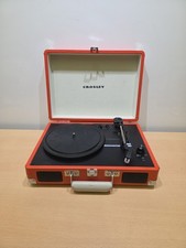 Crosley Cruiser CR8005A-OR Turntable 3 Speed Briefcase Record Player Red/Orange 