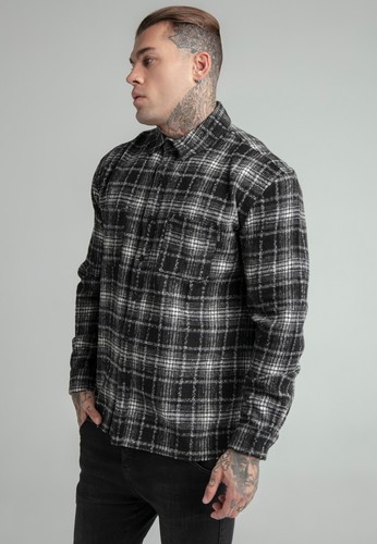 Siksilk mens black back - black,
