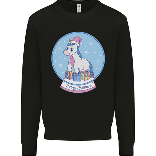 Christmas unicorn snow globe - christmas,