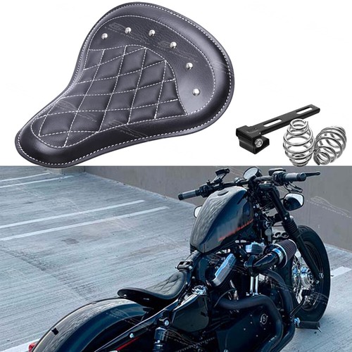 Motorcycle solo bobber seat - motorcycle, w/