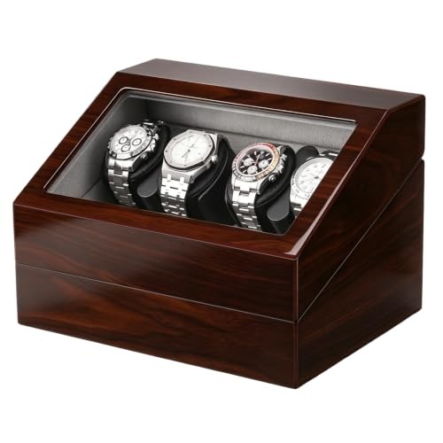 Black walnut watch winder - watch,