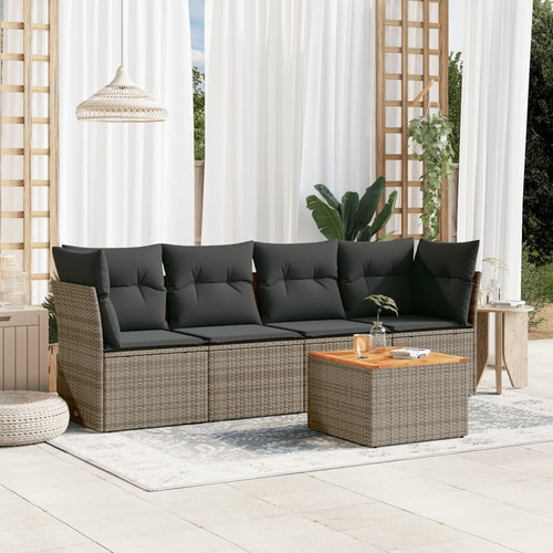 Garden sofa set grey - grey,, dark