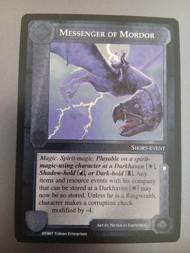 Messenger mordor meccg - messenger,