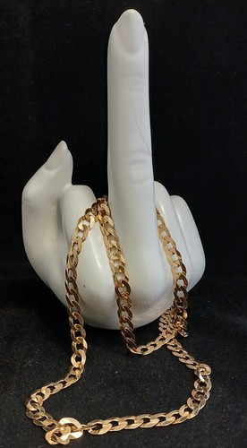 9ct 375 gold 72cm - gold, necklace