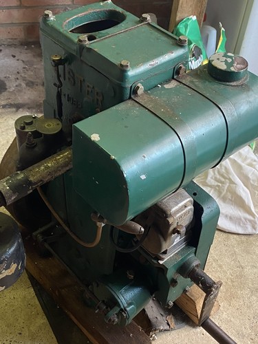 Lister stationary engine - d,