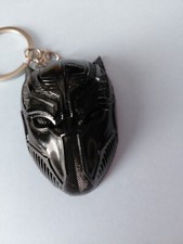 1 large black panther tin mask ex quality no defects marvel /disney keyring
