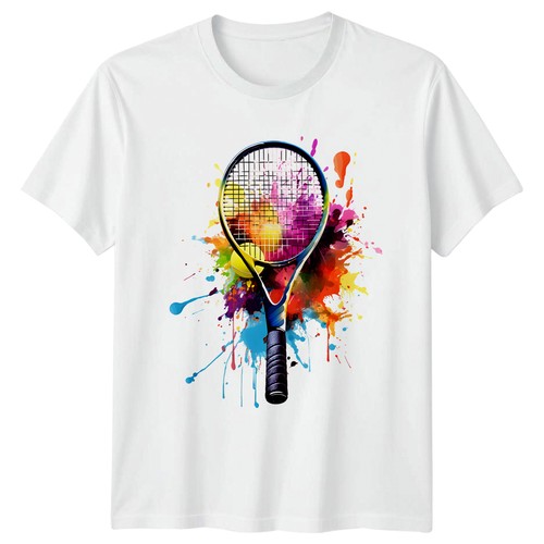 Colorful abstract tennis - abstract,