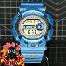 Casio G-Shock G-9100 Blue White Grey GulfMan Titanium Tide Moon Graph 2011