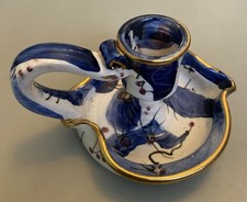 Vintage Alvin F Irving Lancaster Studio Pottery Rare Signed Candle Holder