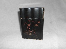 ANTIQUE ORIENTAL BLACK LACQUER