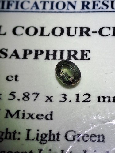 Colour change sapphire - change,