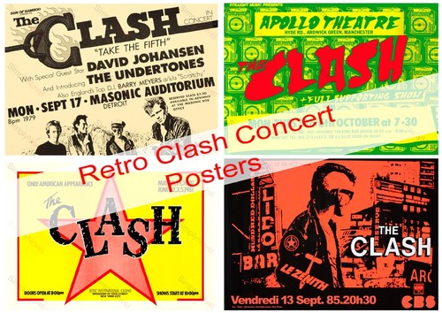 Repro vintage the clash - repro,