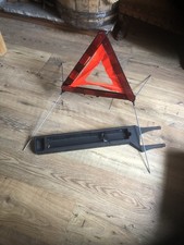 Genuine Mercedes C Class Warning Hazard Triangle, Stand & Case # W203 890 05 14