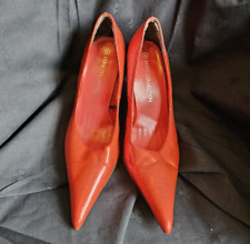 Red pointy sparkly court shoes 3.5 inch heel think grown up wizard of oz dorothy