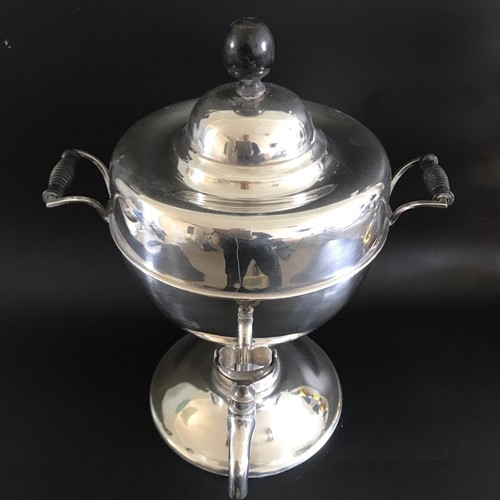 Silver plated samovar tea - silver,