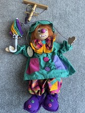 Vintage Wooden Clown