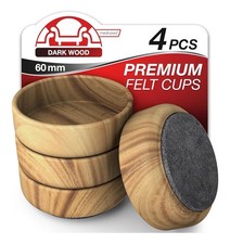 Felt Castor Cups– 4x Large