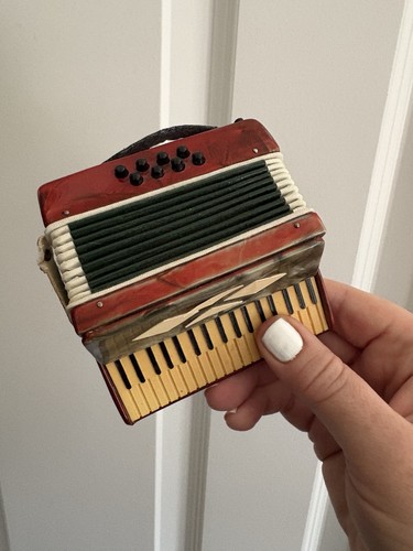 Miniature decorative accordian - decorative,