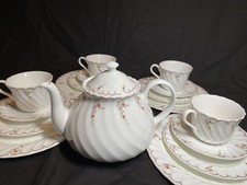 WEDGWOOD PINK GARLAND TEAPOT