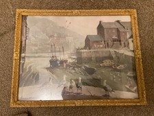 vernon Ward " Misty Morning Polperro print picture frame