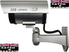 Outdoor Dummy Security Camera CCTV with Flashing LED & Screws (J750)
