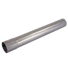 Jetex Straight Exhaust Pipe / Tube - 2.5 Inch, 1000mm (1M) Length, Mild Steel