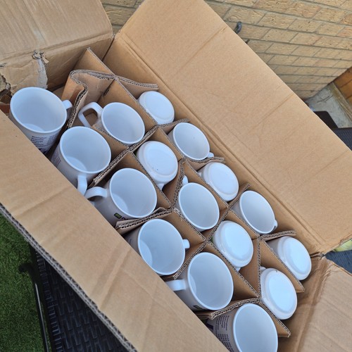 New white mugs coffee - 34, tea