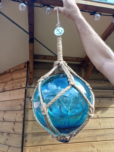 Glass nautical float buoy - nautical,