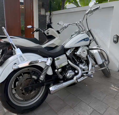 Dyna super glide exhaust - super,