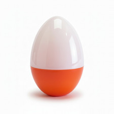 White And Dark Orange 14"