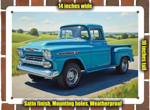 Metal sign 1959 chevrolet - metal,