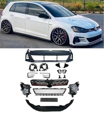 FRONT BUMPER WITH GRILLE BODY KIT GTI LOOK PRIMED FOR VW GOLF MK7.5