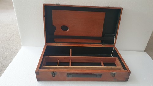 Antique table top work - antique, chest