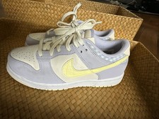Nike Dunk Low Little Kids Shoes: Oxygen Purple/summit White/coconut Milk/Citron