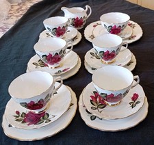 Colclough Roses Vintage Tea Set