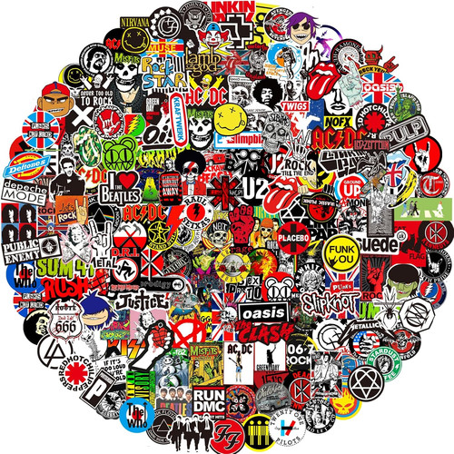 Rock and roll - roll, stickers