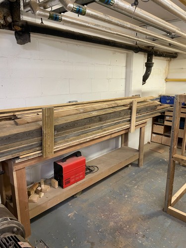 Reclaimed pallet wood boards - reclaimed,
