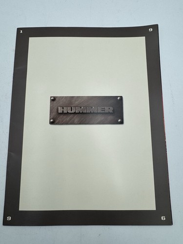 1996 hummer magazine catalog - 1996,