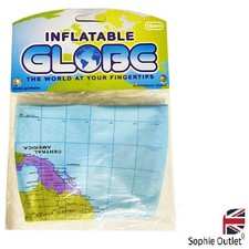 Inflatable Reusable Globe Ball Map World Atlas Education Geography T773430CM
