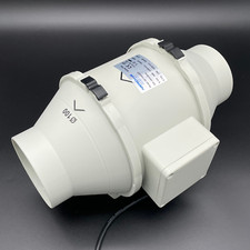 INLINE DUCT EXTRACTOR FAN 100mm with Timer Fan
