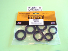 BSA BANTAM D10 D14 B175 ENGINE GEARBOX OIL SEAL SET HEPLOITE  'NEW'