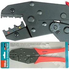 Hilka Ratchet Terminal Crimper for Wire Cable Crimp Terminals Crimping Pliers