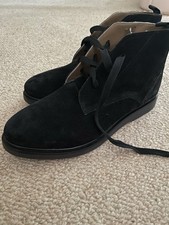 H by Hudson Black Suede Boots