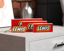 Custom LEGO® Compatible Toy Brick | Personalised Building Block Name Gift