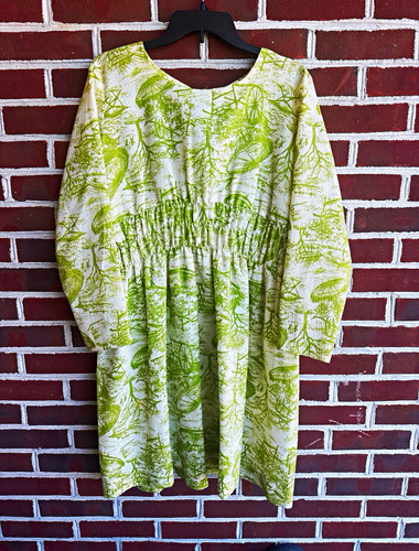 Vintage green white toile - vintage,